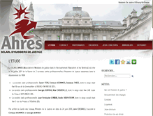 Tablet Screenshot of ahres.fr